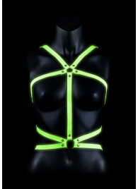 Портупея Body Harness с неоновым эффектом - размер L-XL - Shots Media BV - купить с доставкой в Евпатории