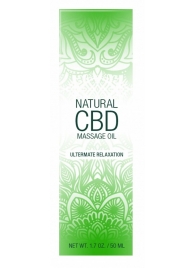 Массажное масло Natural CBD Massage Oil - 50 мл. - Shots Media BV - купить с доставкой в Евпатории