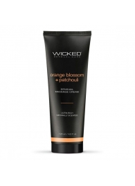 Массажный легкий крем WICKED Orange Blossom plus Patchouli - 120 мл. - Wicked - купить с доставкой в Евпатории