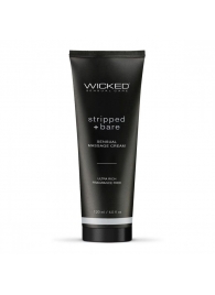 Массажный легкий крем WICKED Stripped plus Bare - 120 мл. - Wicked - купить с доставкой в Евпатории