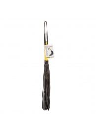 Черная плеть с желтой рукоятью Boundless Flogger - 69,25 см. - California Exotic Novelties - купить с доставкой в Евпатории