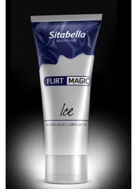 Силиконовая гель-смазка FLIRT MAGIC Ice с лёгким пролонгирующим эффектом - 75 мл. - Sitabella - купить с доставкой в Евпатории