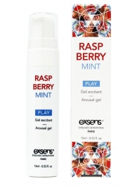 Возбуждающий гель Raspberry Mint с ароматом малины и мяты - 15 мл. - Exsens - купить с доставкой в Евпатории
