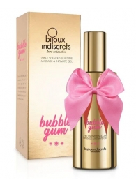 Гель с ароматом жвачки Bubblegum 2-in-1 Scented Silicone Massage And Intimate Gel - 100 мл. - Bijoux Indiscrets - купить с доставкой в Евпатории