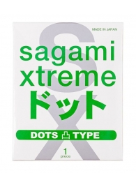 Презерватив Sagami Xtreme Type-E с точками - 1 шт. - Sagami - купить с доставкой в Евпатории