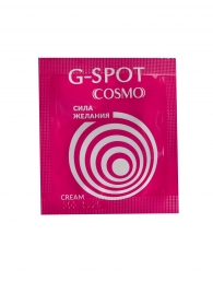 Стимулирующий интимный крем для женщин Cosmo G-spot - 2 гр. - Биоритм - купить с доставкой в Евпатории