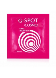 Стимулирующий интимный крем для женщин Cosmo G-spot - 2 гр. - Биоритм - купить с доставкой в Евпатории