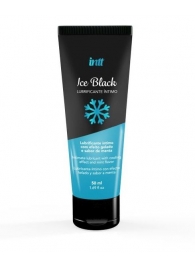 Лубрикант на водной основе Ice Black с ледяным эффектом - 50 мл. - INTT - купить с доставкой в Евпатории