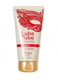 Интимный гель на водной основе Lube Tube Hot с разогревающим эффектом - 150 мл. - ORGIE - купить с доставкой в Евпатории