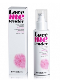 Съедобное согревающее массажное масло Love Me Tender Cotton Candy с ароматом сладкой ваты - 100 мл. - Love to Love - купить с доставкой в Евпатории