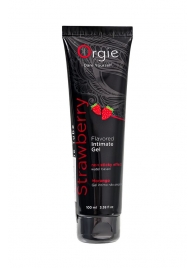 Интимный гель на водной основе Lube Tube Strawberry с клубничным вкусом - 100 мл. - ORGIE - купить с доставкой в Евпатории