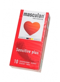 Презервативы Masculan Sensitive plus - 10 шт. - Masculan - купить с доставкой в Евпатории