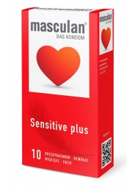 Презервативы Masculan Sensitive plus - 10 шт. - Masculan - купить с доставкой в Евпатории