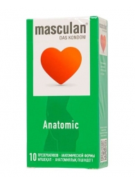 Презервативы анатомической формы Masculan Anatomic - 10 шт. - Masculan - купить с доставкой в Евпатории