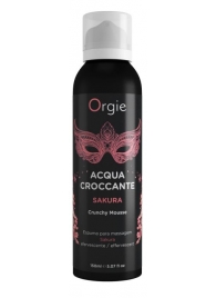 Хрустящая пенка для массажа Orgie Acqua Croccante Sakura с ароматом сакуры - 150 мл. - ORGIE - купить с доставкой в Евпатории