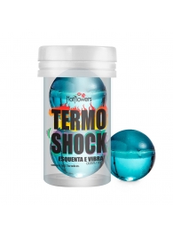 Интимный гель Termo Shock Hot Ball с разогревающе-покалывающим эффектом (2 шарика по 3 гр.) - HotFlowers - купить с доставкой в Евпатории