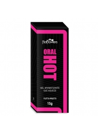 Гель для оральных ласк Oral Hot с согревающим эффектом - 15 гр. - HotFlowers - купить с доставкой в Евпатории