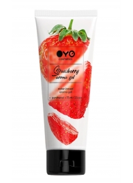 Лубрикант на водной основе OYO Aroma Gel Strawberry с ароматом клубники - 75 мл. - OYO - купить с доставкой в Евпатории