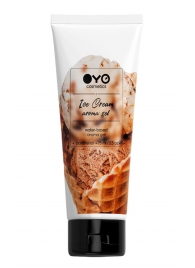 Лубрикант на водной основе OYO Aroma Gel Ice Cream с ароматом пломбира - 75 мл. - OYO - купить с доставкой в Евпатории