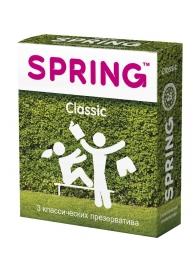 Классические презервативы SPRING CLASSIC - 3 шт. - SPRING - купить с доставкой в Евпатории