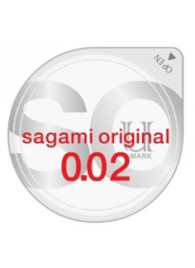 Ультратонкий презерватив Sagami Original - 1 шт. - Sagami - купить с доставкой в Евпатории