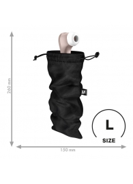 Черный мешочек для хранения игрушек Treasure Bag L - Satisfyer - купить с доставкой в Евпатории
