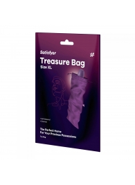 Фиолетовый мешочек для хранения игрушек Treasure Bag XL - Satisfyer - купить с доставкой в Евпатории