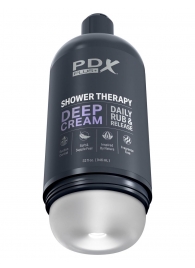 Мастурбатор в бутылке Shower Therapy Deep Cream - Pipedream - в Евпатории купить с доставкой