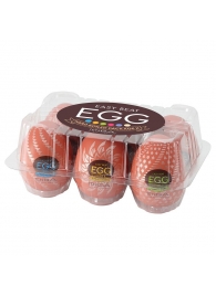 Набор из 6 мастурбаторов-яиц Tenga Egg Variety Pack V - Tenga - в Евпатории купить с доставкой
