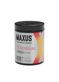 Анатомические презервативы MAXUS Sensual - 15 шт. - Maxus - купить с доставкой в Евпатории