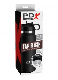 Черный мастурбатор в виде бутылки Fap Flask - Pipedream - в Евпатории купить с доставкой