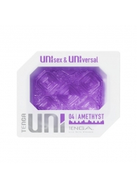 Фиолетовый мастурбатор-стимулятор Tenga Uni Amethyst - Tenga - в Евпатории купить с доставкой