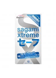 Презервативы Sagami Xtreme Ultrasafe с двойным количеством смазки - 10 шт. - Sagami - купить с доставкой в Евпатории