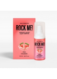 Жидкий вибратор Nuei Rock Me! с ароматом клубники - 20 мл. - Nuei cosmetics - купить с доставкой в Евпатории