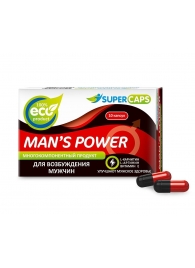Возбуждающее средство Man’s power - 10 капсул (+1 в подарок) - SuperCaps - купить с доставкой в Евпатории