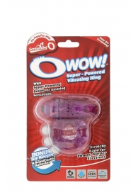Фиолетовое эрекционное виброкольцо OWOW PURPLE - Screaming O - в Евпатории купить с доставкой