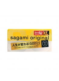 Презервативы увеличенного размера Sagami Original 0.02 XL-size - 12 шт. - Sagami - купить с доставкой в Евпатории