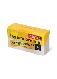 Презервативы увеличенного размера Sagami Original 0.02 XL-size - 12 шт. - Sagami - купить с доставкой в Евпатории