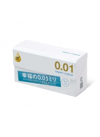 Увлажнённые презервативы Sagami Original 0.01 Extra Lub - 12 шт. - Sagami - купить с доставкой в Евпатории