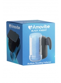 Инновационный робот-мастурбатор Black Knight с функцией пенетрации - Amovibe - в Евпатории купить с доставкой