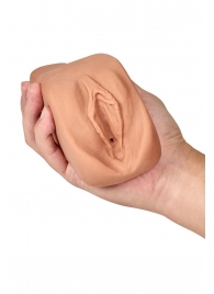 Маструбатор-вагина с вибрацией Soft   Wet Renata Realistic Tan Masturbator - Blush Novelties - в Евпатории купить с доставкой