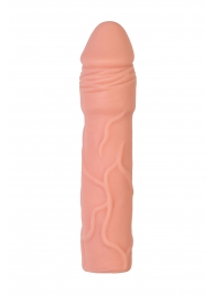 Телесная удлиняющая насадка с подхватом - 19 см. - ToyFa - в Евпатории купить с доставкой