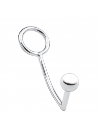 Кольцо на пенис с анальным стимулятором Stainless Steel Anal Hook   Cock Ring - BlueLine - в Евпатории купить с доставкой