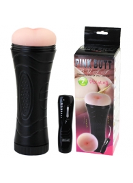 Мастурбатор-анус в колбе с 7 уровнями вибрации и выносным пультом - Baile - в Евпатории купить с доставкой