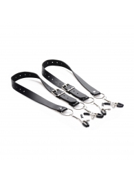 Ремни с зажимами для половых губ Spread Labia Spreader Straps with Clamps - XR Brands - купить с доставкой в Евпатории