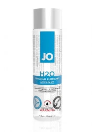 Возбуждающий лубрикант на водной основе JO Personal Lubricant H2O Warming - 120 мл. - System JO - купить с доставкой в Евпатории