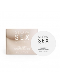 Массажная свеча для всего тела Slow Sex - 50 гр. - Bijoux Indiscrets - купить с доставкой в Евпатории