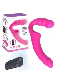 Розовый безремневой страпон Straples Strap-On Dildo - Erokay - купить с доставкой в Евпатории