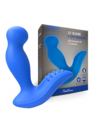 Синий вибромассажер простаты 3,5’’ P-spot Massager - 12,5 см. - Erokay - в Евпатории купить с доставкой