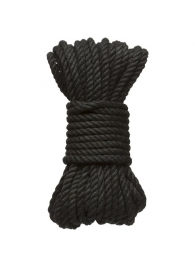 Черная верёвка для связывания и фиксации Bind Tie - 9,14 м. - Doc Johnson - купить с доставкой в Евпатории
